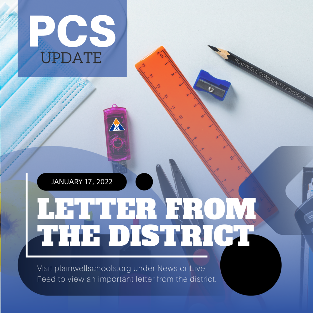 Letter from the District Graphic