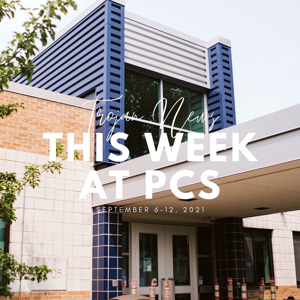 This Week at PCS Trojan News Graphic