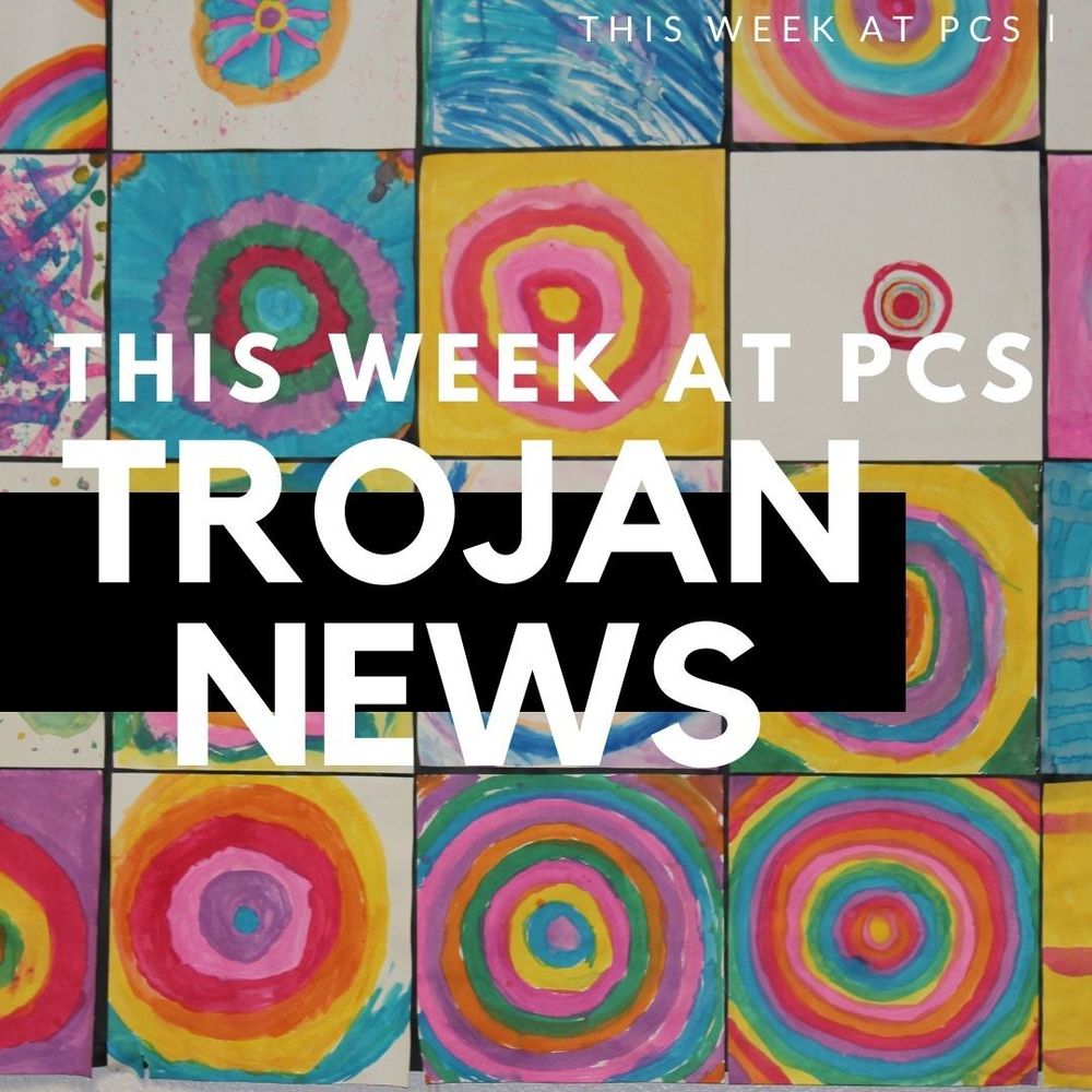 This Week at PCS Trojan News Graphic