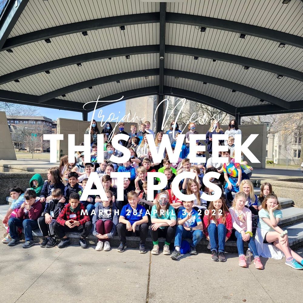 This Week at PCS Trojan News Graphic